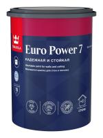 Краска интерьерная стойкая к мытью EURO POWER 7 C 0,9 л Б/Ц ТИККУРИЛА