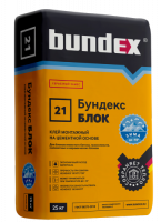Клей монтаж "Бундекс Блок"Зимний 25кг