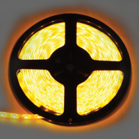 Светодиодная лента 4,8W IP65 8 mm 60Led/m 12Vжелтая Ecola PRO