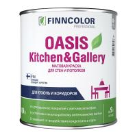 Краска д/стен и потол.Особо Устойч.к Мытью 9л OASIS KITCHEN@GALLERY A7