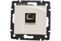 Розетка телефонная  RJ11*1 белая 774438 Legrand Valena