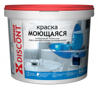 Краска В/Д МОЮЩАЯСЯ мат. 6,5кг "Дисконт" ОРЕОЛ