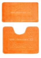 Коврик BANYOLIN из 2шт. 60*100  (оранж) арт.178