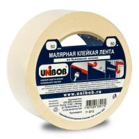 Лента клейкая Малярная 25мм*40(36)м UNIBOB арт.37960