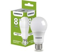 Лампа св А60 8Вт 4000К Е27 Generica