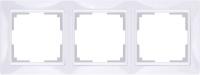 Рамка на 3 поста  WL-Frame-03 Snabb (белая, basic)  Werkel