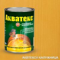 Покрытие защитно-декоративное для древесины (Калужница) 0,8л "Акватекс"