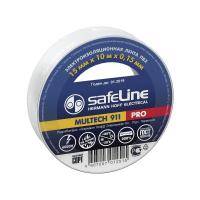 Изолента 15*10 белый 10/250 Safeline