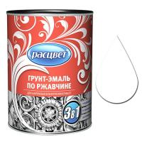 Грунт-эмаль по ржавчине алкидная 0,9кг Белая РАСЦВЕТ