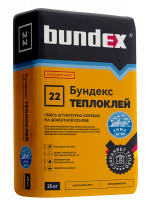 Штукатурно-клеевая смесь "Бундекс Теплоклей"Зимний 25кг