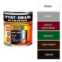 Грунт-эмаль по ржавчине, красно-коричневая 0,75 л Dali