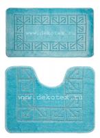 Коврик BANYOLIN из 2 шт.  50х80 бирюзовый