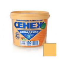 Антисептик для защиты древесины Сенеж Аквадекор  Х2-102 бесцветный 2,5 кг