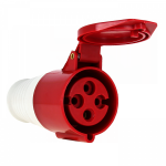 Розетка 214 3Р+РЕ 16А 380В IP44 EKF