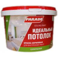 Краска акриловая W1 бел. мат. 2,5л база А PARADE