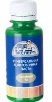Краска колер универсальная №12 салатный 100мл Эксперт