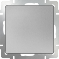 Переключатель перекрестный 1-кл. WL06-SW-1G-C (серебро)  Werkel