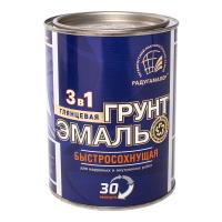 Грунт-эмаль быстросохнущая Синяя 0,9 кг Радугамалер