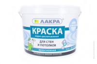 Краска водно-дисперсионная для стен и потолков Белоснеж.14кг база А Лакра