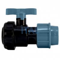 Кран шаровый  20-1/2" ц/вн ПЭ PN16 ITAL- 48/11