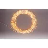 Гирлянда Нить 100м "Роса" тёплый белый свет, 1000LED, IP44