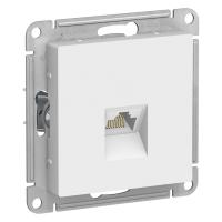 Розетка компьютерная  RJ45 Белая ATLASDESIGN