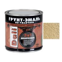 Грунт-эмаль по ржавчине молотковая, золото 0,75 л Dali