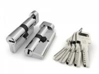Цилиндр с вертушкой  R602/100mm(45+10+45) СР хром,5кл. Fuaro