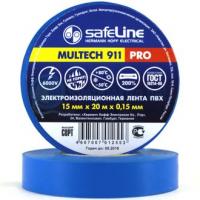 Изолента 19*25 синий 10/160 Safeline