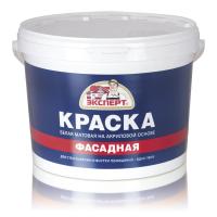 Краска фасадная -30С° белая матовая 7кг Эксперт