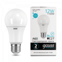 Лампа А60 12W 4100K Е27 Gauss 