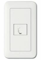 Розетка комп. CAT5 RG45 Белая в сборе ShinDong