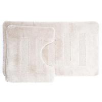 Коврик для в/к из 2 шт. 50*80 белый  AQUA Prime Melany