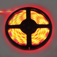 Светодиодная лента 7,2W IP65 10mm 30Led/m 12V красная Ecola PRO