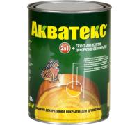 Защитное текстурное покрытие древесины (Белый) 0,8л "Акватекс"
