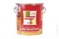 Лак паркетный  алкидно-уретановый  полуматовый L-10 0,75л. Parade 