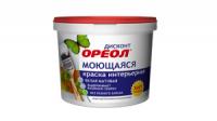 Краска В/Д МОЮЩАЯСЯ мат. 3кг "Дисконт" ОРЕОЛ