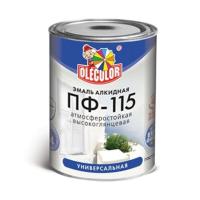Эмаль ПФ-115, светло- голубой 0,8кг Olecolor