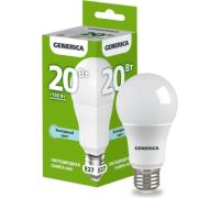 Лампа св А60 20Вт 6500К Е27 Generica
