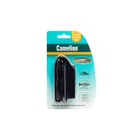 Фонарь налобн.,черный,лента каучук,4 реж,COB+LED 5383 Camelion