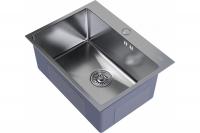 Мойка врез. 53х43 см т.3, 0мм глубина 22см + сифон MIXLINE PRO
