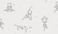 Обои 285742 на флиз.основе Spaceman беж 1,06*10,05м Victoria Stenova