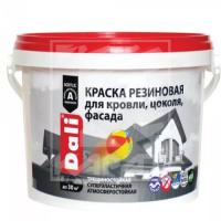 Краска резиновая д/наруж. и внутр. работ 3кг Зеленая DALI