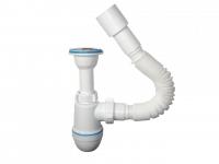 Сифон 1 1/2"*40  Грот с гофрой 40*40 х 50 (А0115) Анипласт