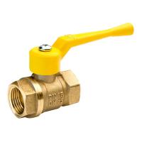 Кран газовыйй шаровый 1/2" г/г руч  11 Б27п  А10 ДУ15  БОЛОГОЕ  -  4/22