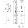 Замок с защелкой LB-B/49/16/25