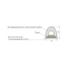 Лента RTW-5000PWT 24V Warm3000 13мм 5м (2835, 180LED/m, High Temp) Arlight