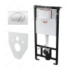 Инсталляция ALCAPLAST SET 3 в 1 АМ101/1120+М71 кнопка хром  